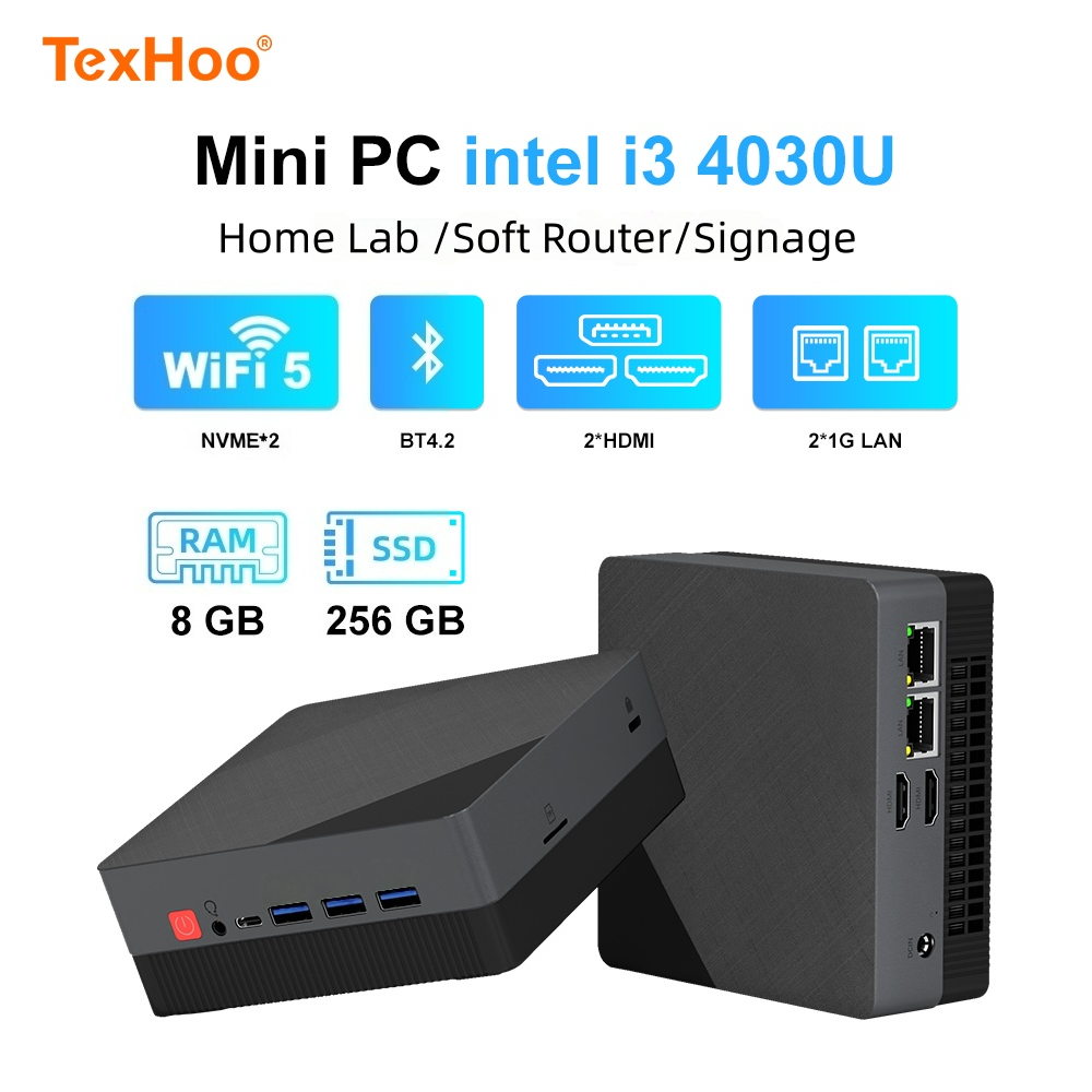 Memory Card Ssd - Texhoo MINI PC, procesor Intel Core