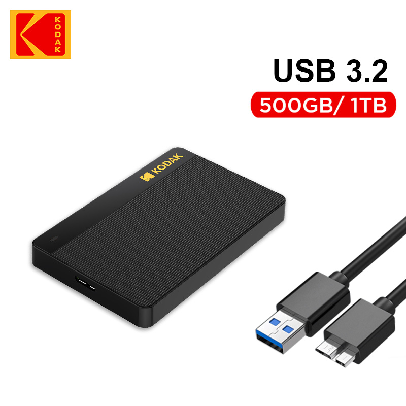 Ssd 500Gb - Przenośny zewnętrzny dysk twardy Kodak P160