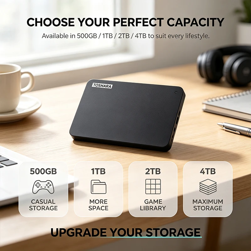TOSHARA A3 Przenośny dysk SSD  – Ssd 500Gb recenzja i cena